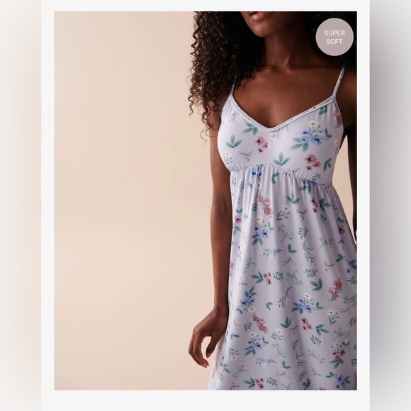 NTW La Vie en Rose Women's Floral Super Soft Long Nightie - Size: Small - Picture 2 of 10